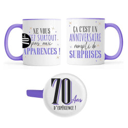Mug Anniversaire 70 Ans