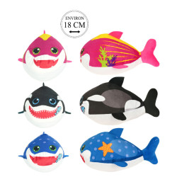 Peluche Animaux Marins 18cm