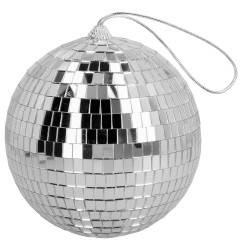 Boule à Facettes Argent 15cm
