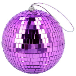 Boule à Facettes Violet 15cm