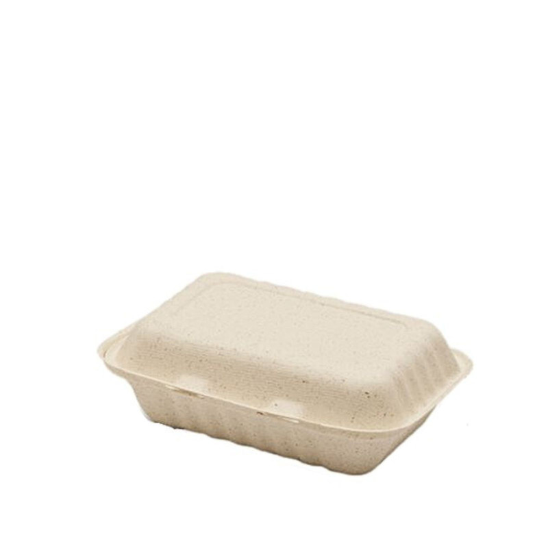Boîte Refermable Snack En Canne à Sucre 315x231x46mm - 125 Pièces