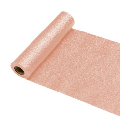 Chemin De Table Pailletté Premium Rose Gold