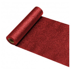 Chemin De Table Pailletté Premium Rouge