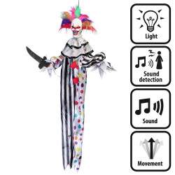 Clown Tueur Animé à Suspendre