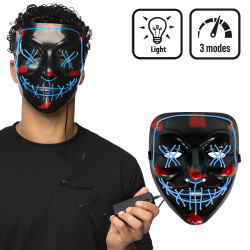 Masque De Tueur Lumineux à LED Assortis