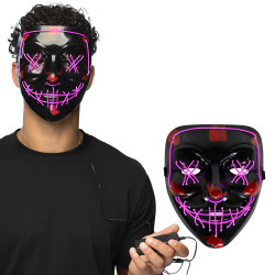 Masque De Tueur Lumineux à LED Assortis