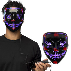 Masque De Tueur Lumineux à LED Assortis