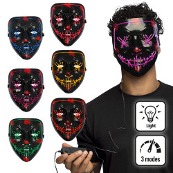 Masque De Tueur Lumineux à LED Assortis