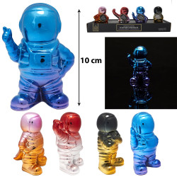 Sculpture Mini Astronaute Céramique Electroplate 10cm