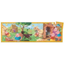 Puzzle Les trois petits cochons 24 pièces - Djeco