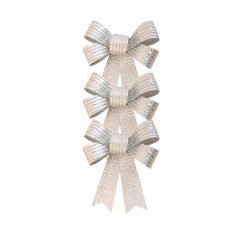 Noeuds Brillants Argent...