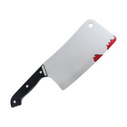 Hachoir de Boucher Réaliste Ensanglanté 30cm