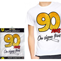 Tee Shirt On Signe Tous 90 Ans
