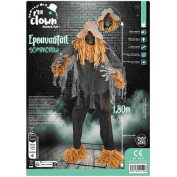 Décoration Halloween Animée Épouvantail, 180 cm