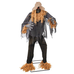Décoration Halloween Animée Épouvantail, 180 cm