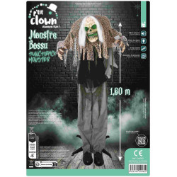 Décoration Animée Halloween Monstre Bossu 160cm