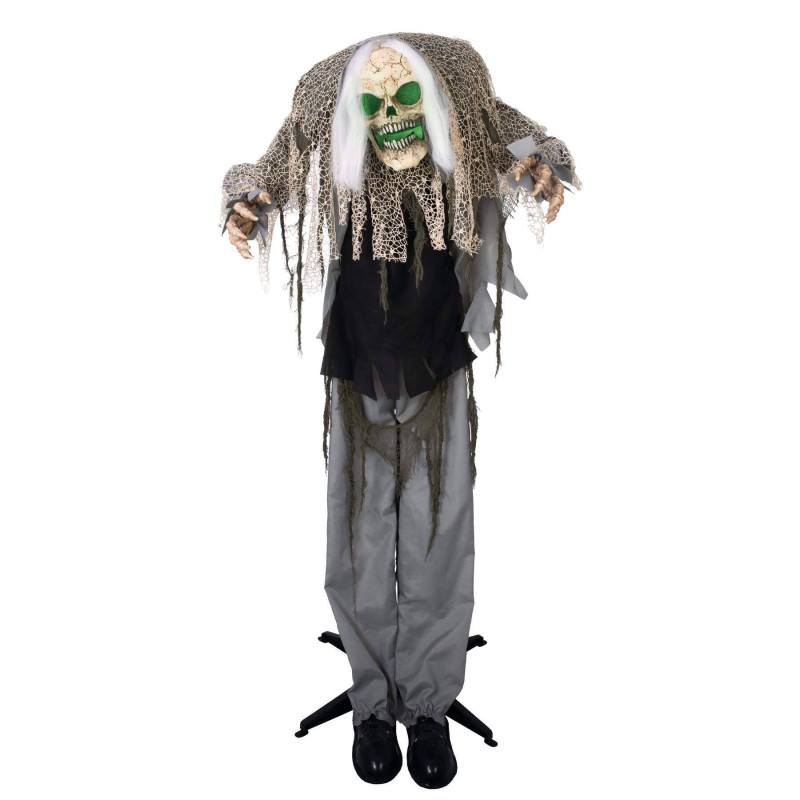 Décoration Animée Halloween Monstre Bossu 160cm Décoration Animée Halloween Monstre Bossu 160cm