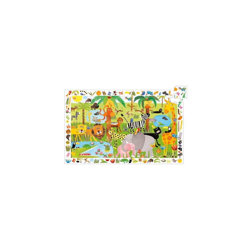 Djeco Puzzle Dans la jungle - Puzzle