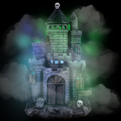 Maison Hantée Animée Halloween 23cm