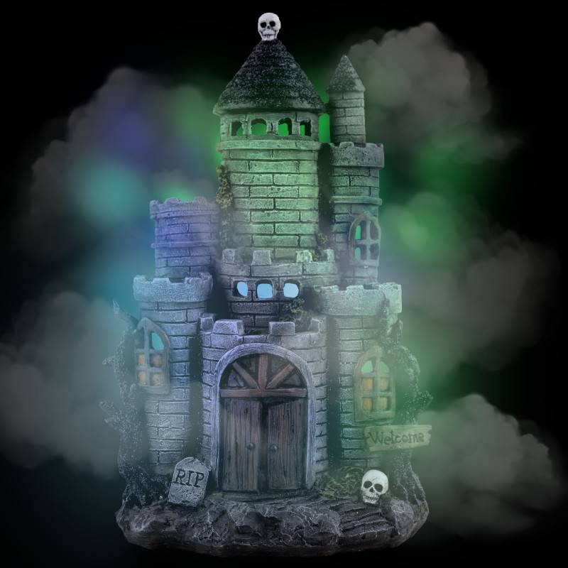Maison Hantée Animée Halloween 23cm
