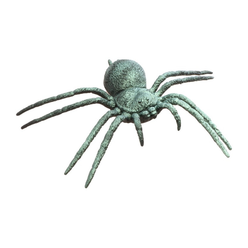 Araignée En Plastique Vert Irisé 23cm Araignée En Plastique Vert Irisé 23cm