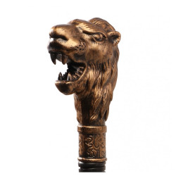 Canne En Plastique Lion Bronze 106cm
