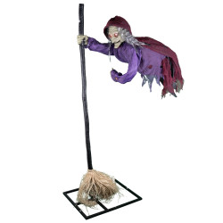 Sorcière Planante Animée 195cm