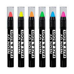 Crayons De Maquillage Fluo 6 Pièces