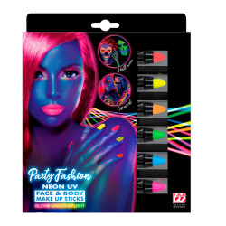 Crayons De Maquillage Fluo 6 Pièces