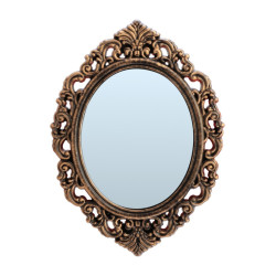 Miroir Noir Et Bronze...