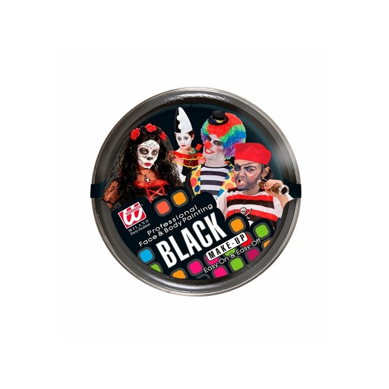 Pot De Maquillage à L'Eau Noir 25gr Pot De Maquillage à L'Eau Noir 25gr