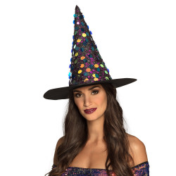 Chapeau De Sorcière Sequins...