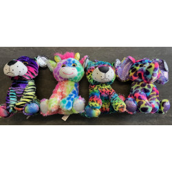 Peluche Animaux Assis Fluo...