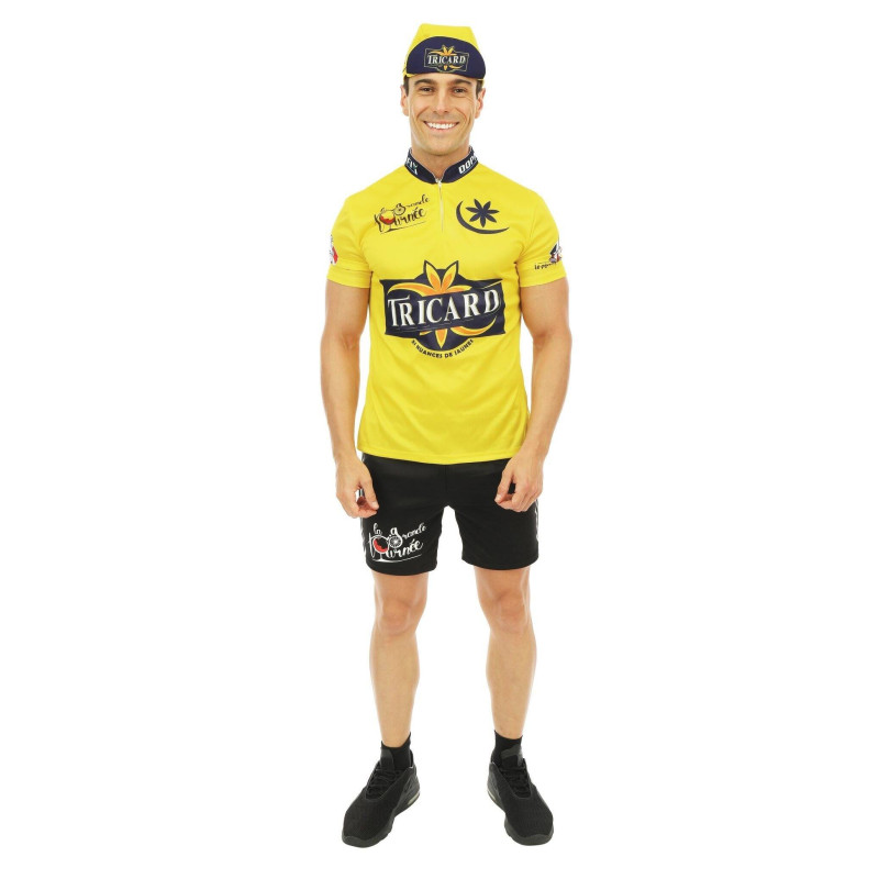 Déguisement De Cycliste Humoristique Jaune