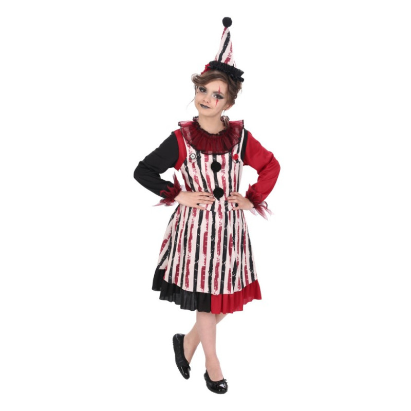 Robe De Clown De Halloween Fille