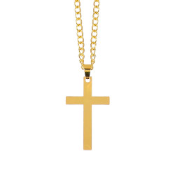 Collier Croix Dorée