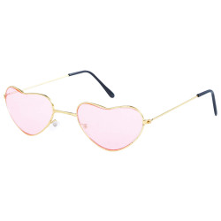 Lunettes Coeur Dorés
