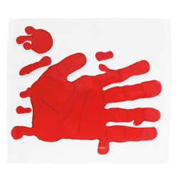 Stickers Gel Main Ensanglanté