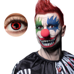 Lentilles Fantaisies Crazy Clown - 1 Semaine