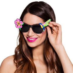 Lunettes Fleur D'Hibiscus et Colibri