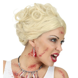 Boucles d'Oreilles Halloween Hachoir Ensanglantés