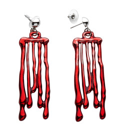 Boucles d'Oreilles Halloween Traces De Sang