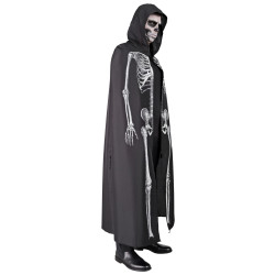 Cape Avec Capuche Squelette