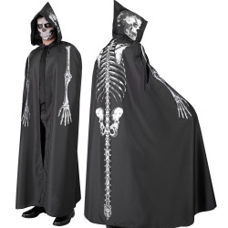 Cape Avec Capuche Squelette