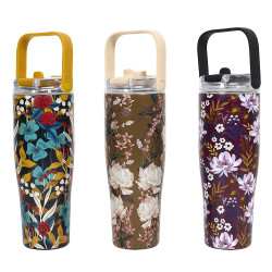 Mug de Transport Isotherme New York Floral 900ml