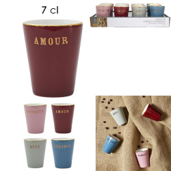 Gobelet Expresso Coloré Emotion 7cl