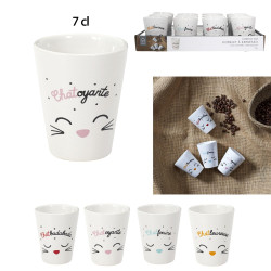 Gobelet Expresso Chat 7cl