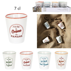 Gobelet Expresso Cadeau Famille 7cl