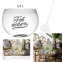 Saladier à Cocktail 6,6 Litres Avec Louche