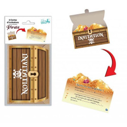 Cartes D'invitations Pirate...